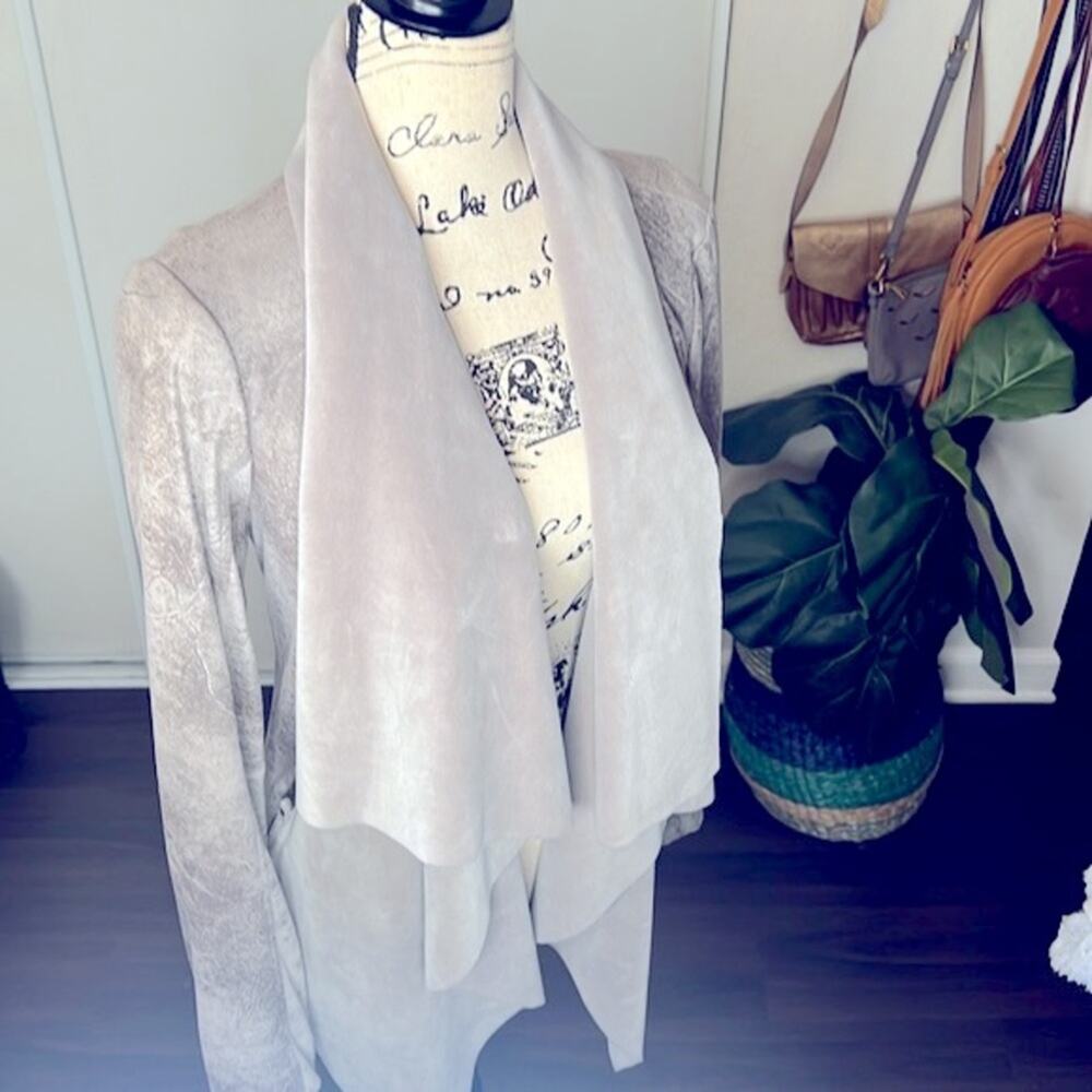 BNCI Faux Suede Jacket Size Medium - Picture 6 of 8